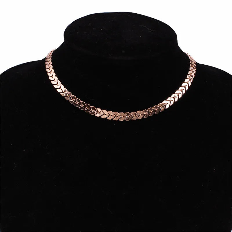 Gothic Doppelketten-Halsband 