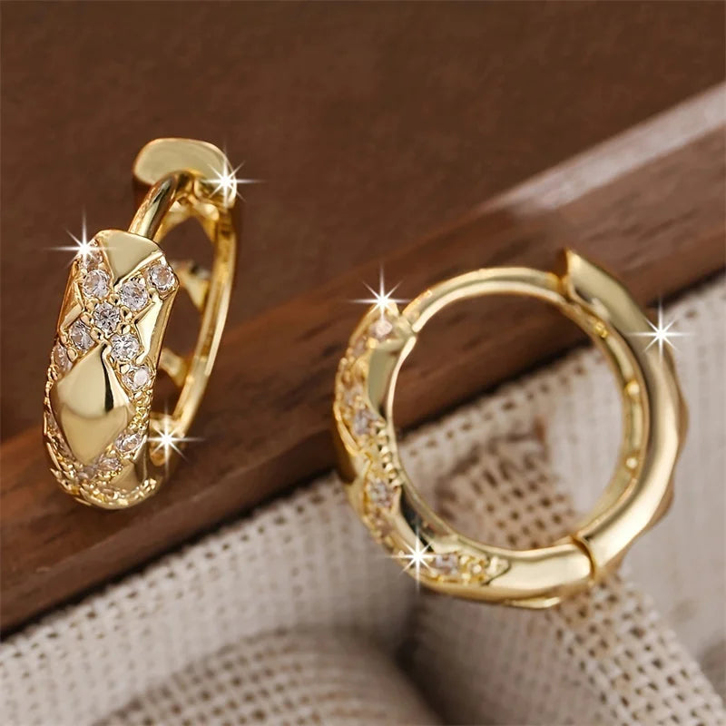 Delicate Small Circle Earrings