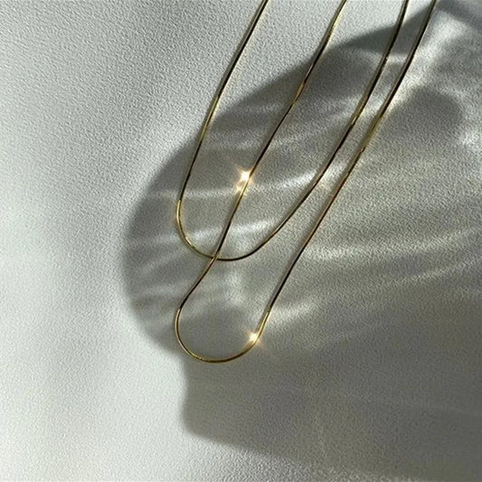 Vintage Gold Anhänger Halsband