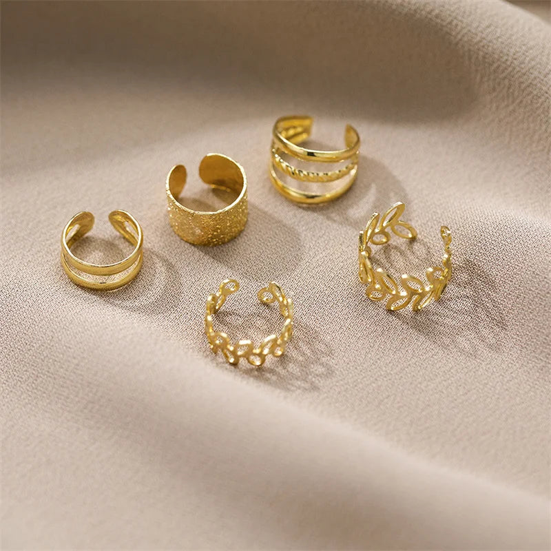 5 Clip-On Earrings