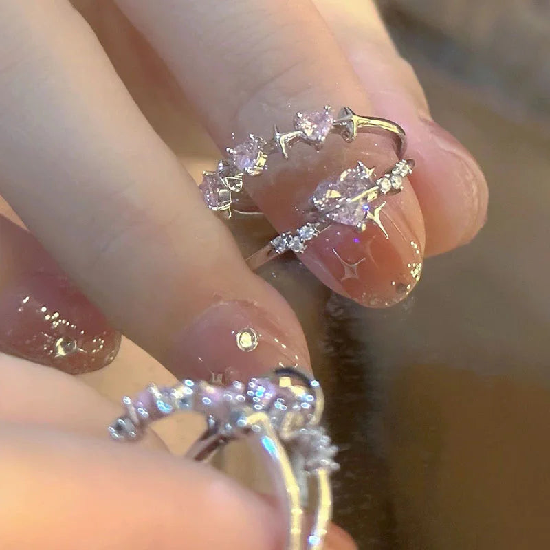 Sparkling Pink Ring