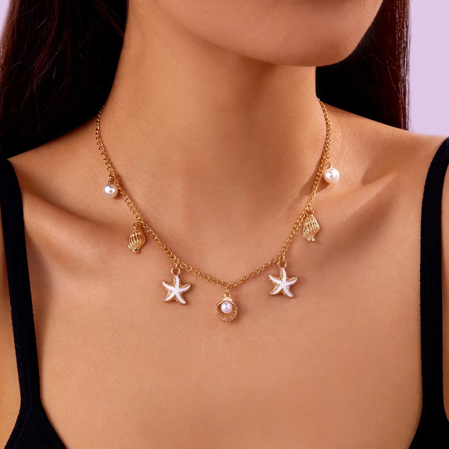Trendy Ocean-Inspired Necklace