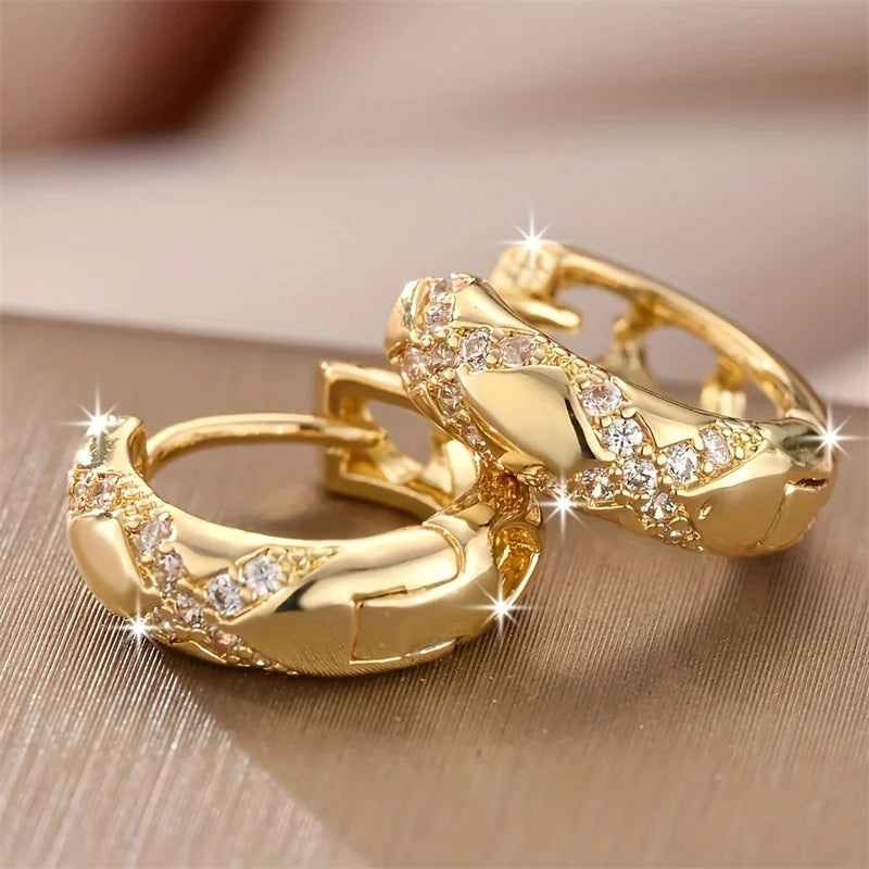 Delicate Small Circle Earrings