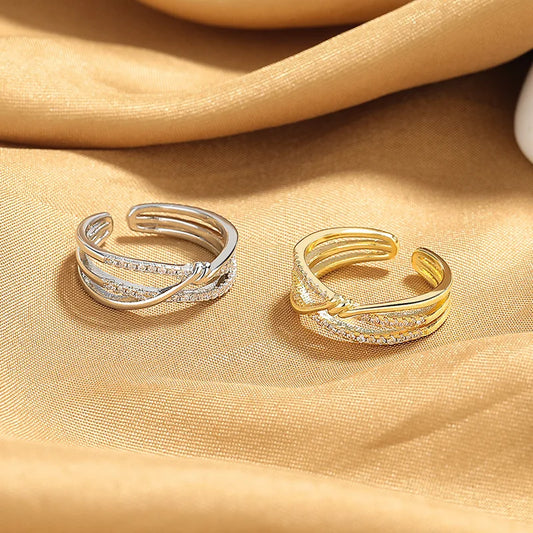 Hollow Out Trendy Rings
