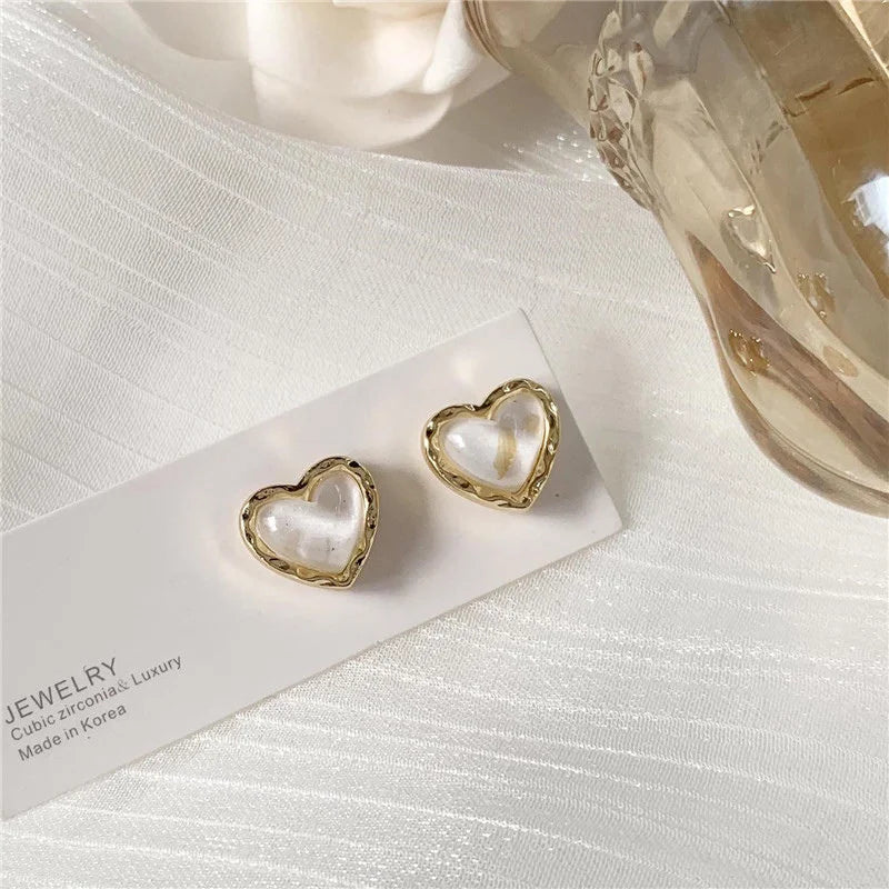 Sweet Cute Heart Earrings