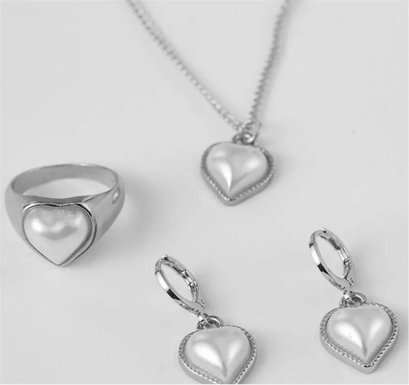 Round Pearl Jewelry Set