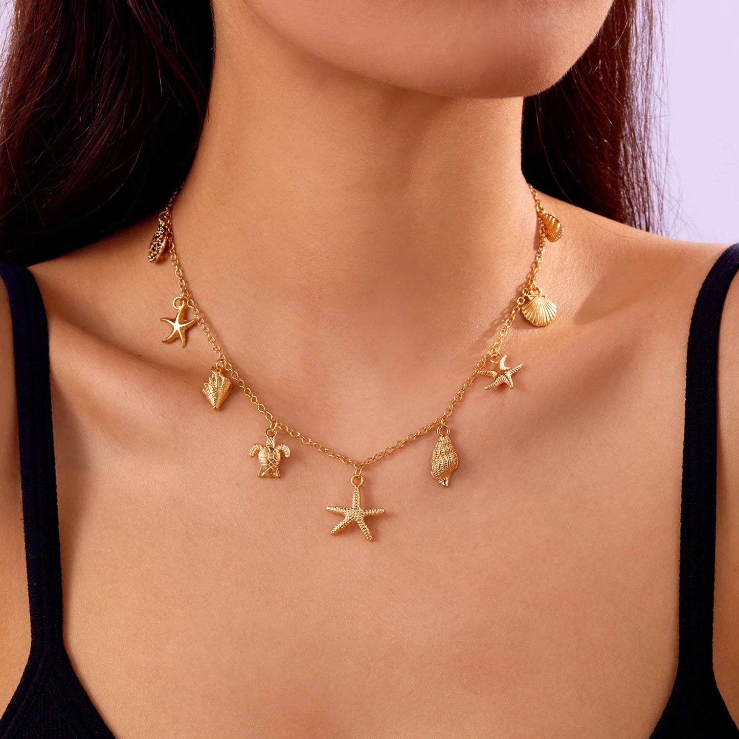 Trendy Ocean-Inspired Necklace