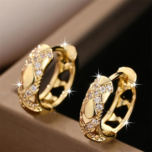 Delicate Small Circle Earrings
