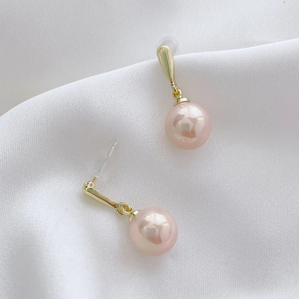 Pendientes colgantes de perlas