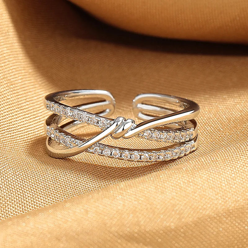 Hollow Out Trendy Rings