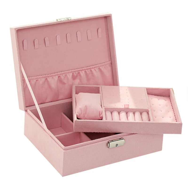 New Vintage Style Velvet Jewelry Box