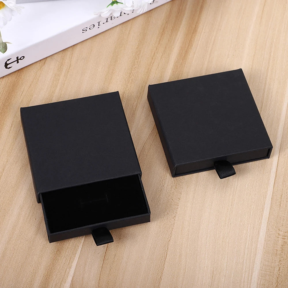 Elegance Drawer Box – Kraft Paper Jewelry Set Packaging