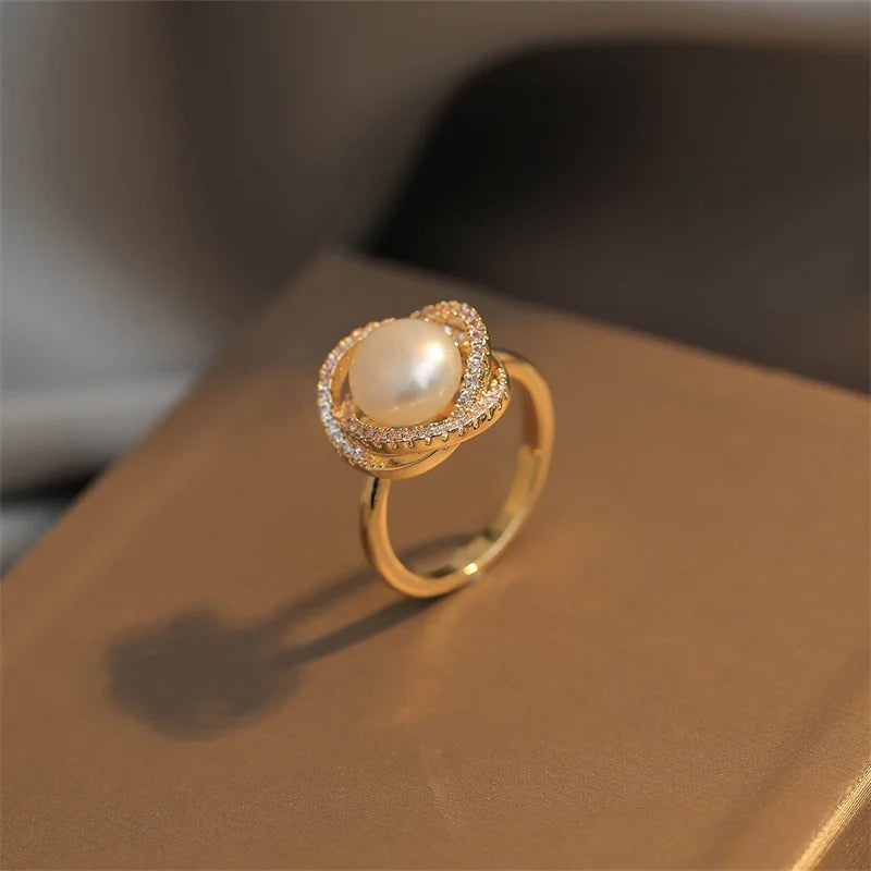 Kpop Perlenkette| Ohrringe| Ring 