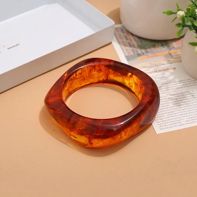 Retro Resin Bangles
