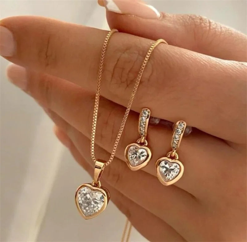 Round Pearl Jewelry Set