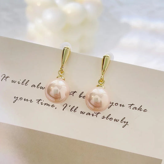 Pendientes colgantes de perlas