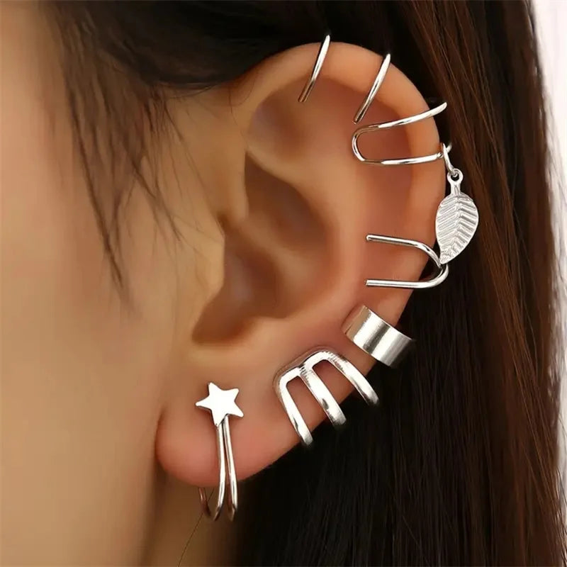 5 Clip-On Earrings