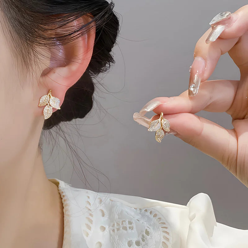 Leaf Earrings Elegant