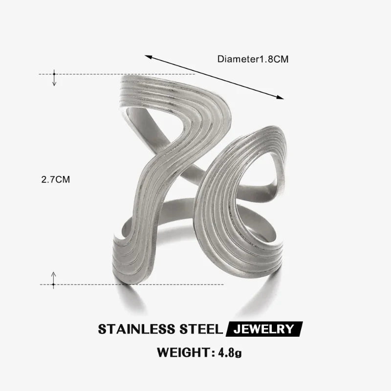 Metallring im französischen Stil