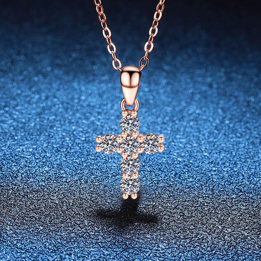 Christian Cross Moissanite