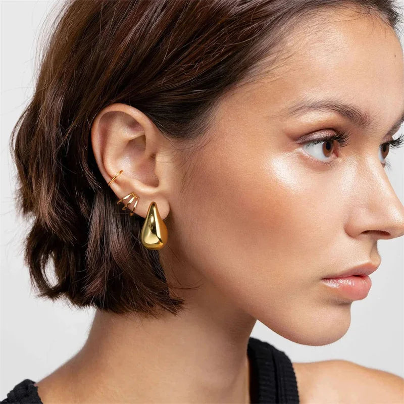 Gold|Silver Waterdrop Earrings