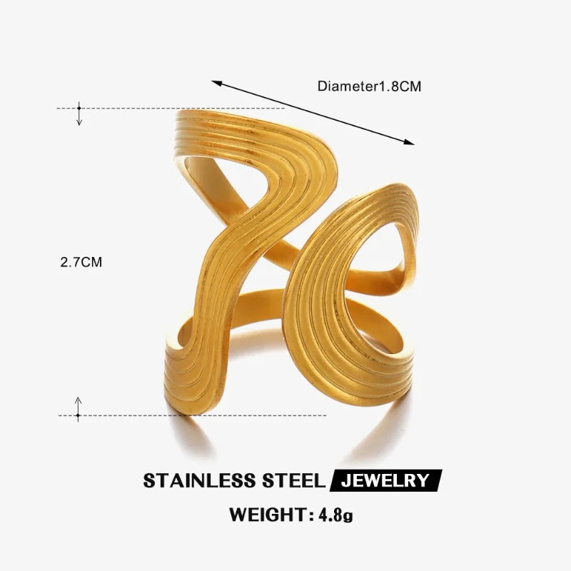 Metallring im französischen Stil